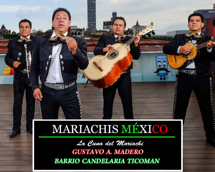 Mariachis en Barrio Candelaria Ticomán 
